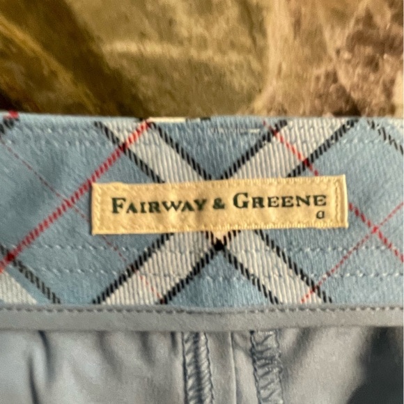FAIRWAY & GREENE BLUE PLAID GOLF SKORT - Picture 4 of 5